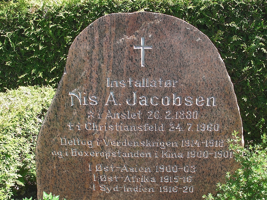 Nis Andresen Jacobsen, 1880-1960.