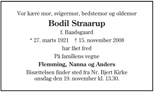 Bodil Baadsgaard.