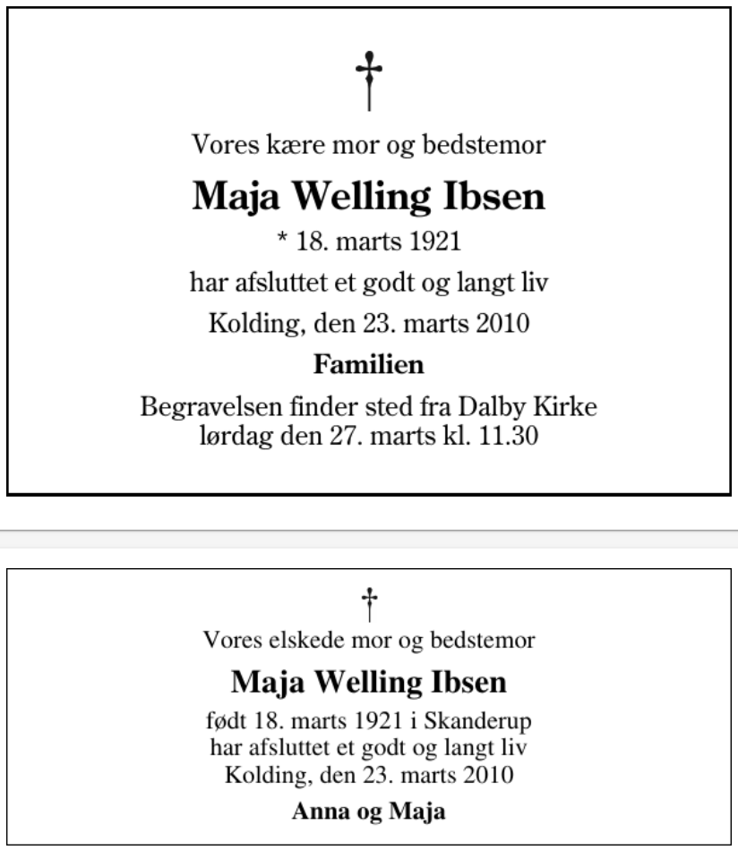 Maja Welling.