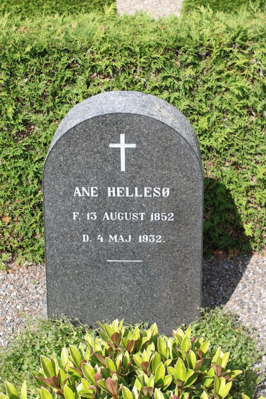 Ane Jørgensen Hellesø 1852-1932