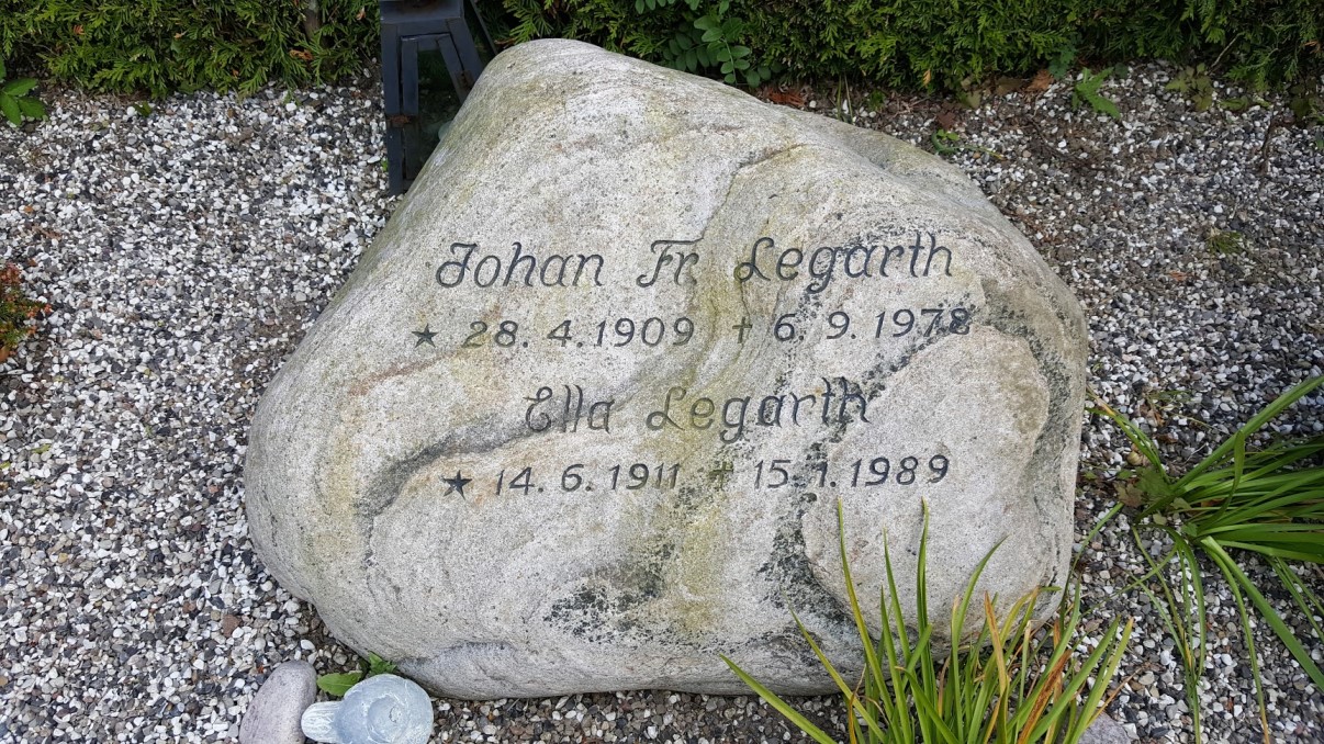 Johan Fr. Legarth og Ella Marie Larsen.