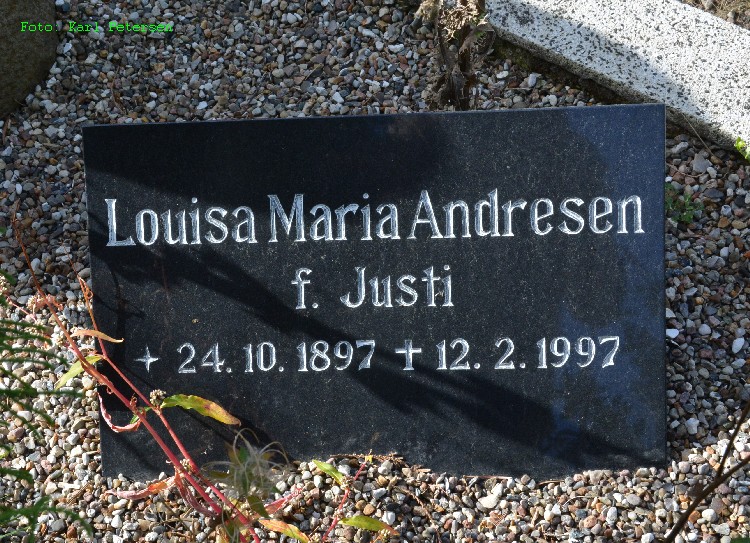 Louisa Maria Justi.