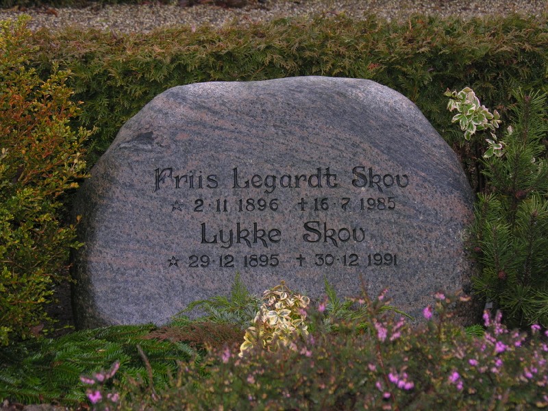Friis Legardt Skov 1896-1985 og Lykke Jørgensen 1895-1991