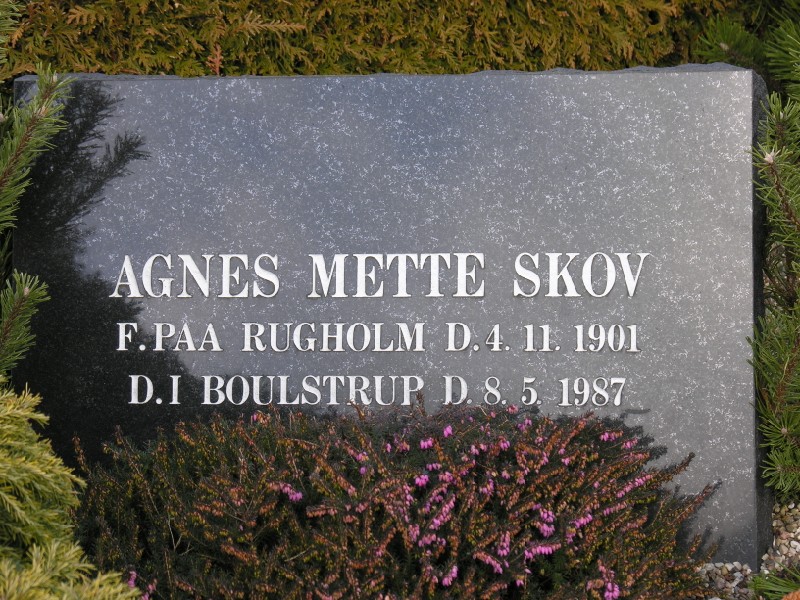 Agnes Mette Skov 1901-1987