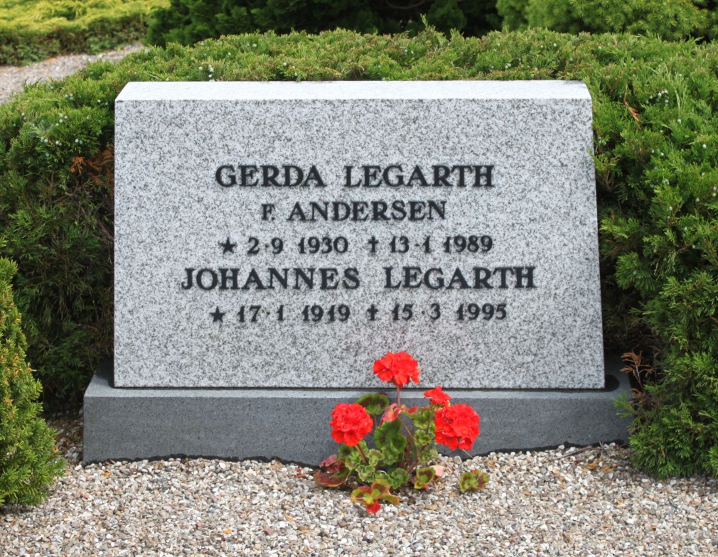 Johannes Legarth, 1919-1995, Gerda Andersen, 1930-1989