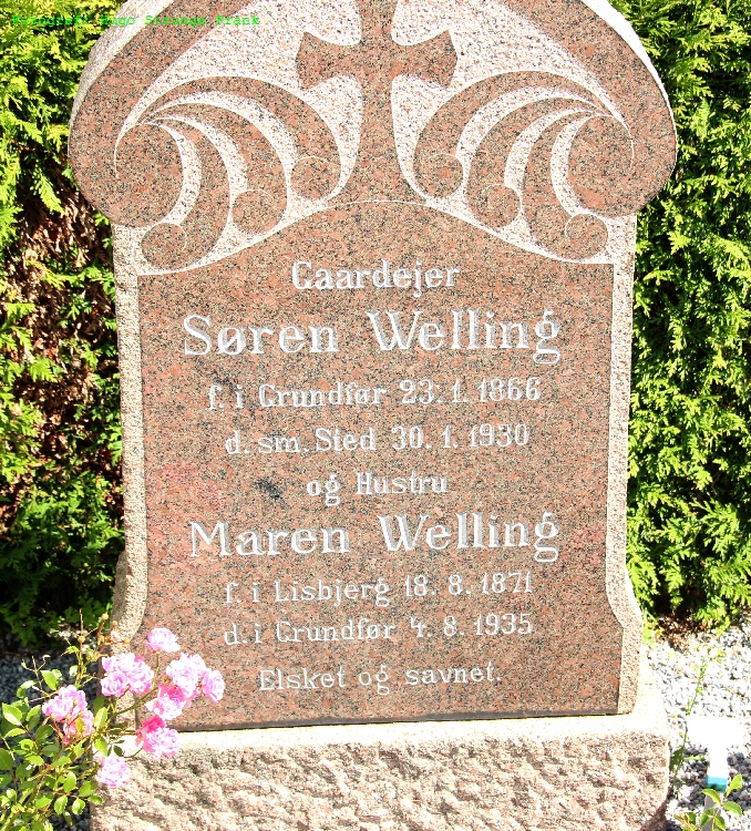 Søren Welling og Maren Sørensen Nielsen.

