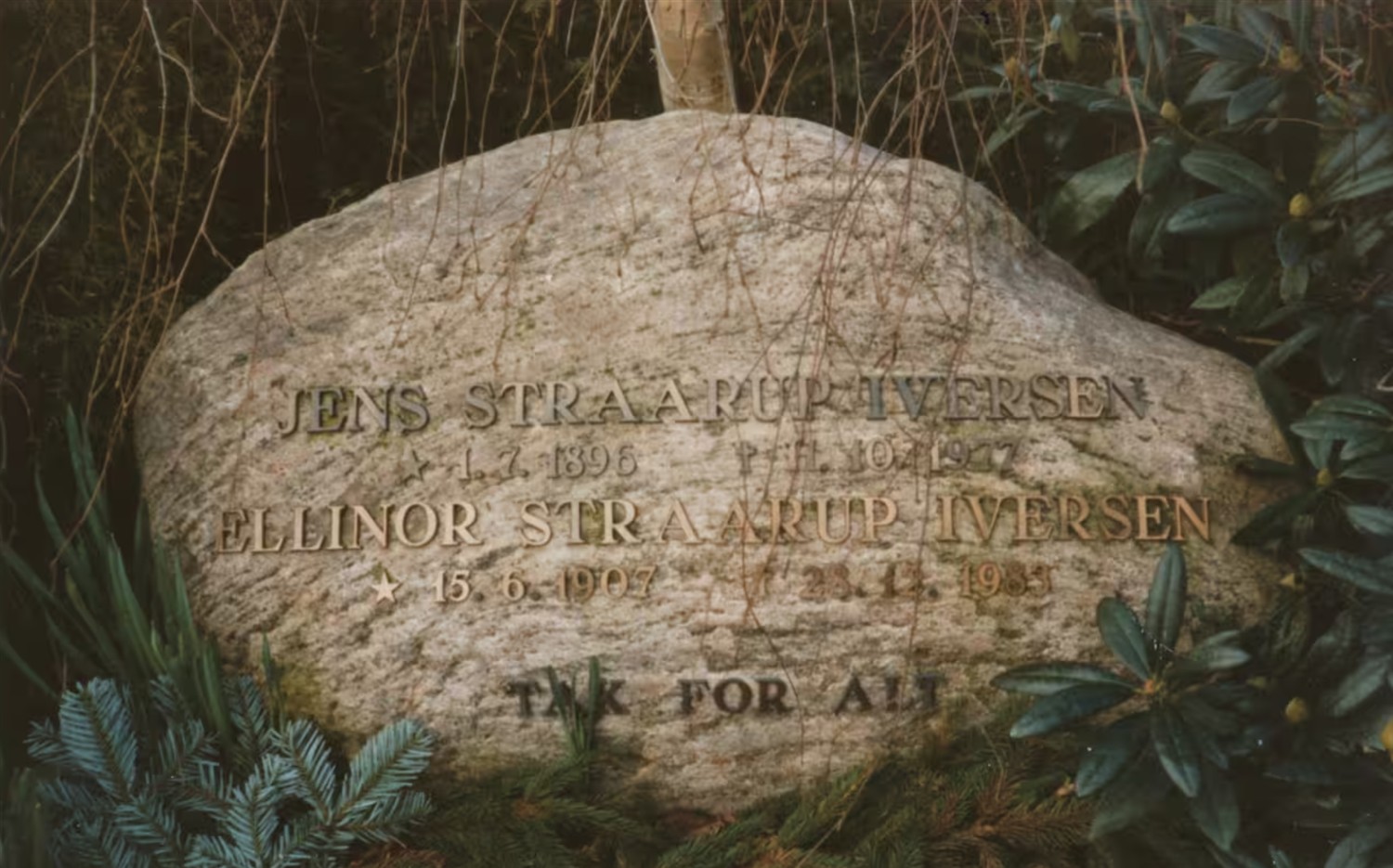 Jens Straarup Iversen 1896-1977 og Ellinor Katrine Christensen 1907-1983.