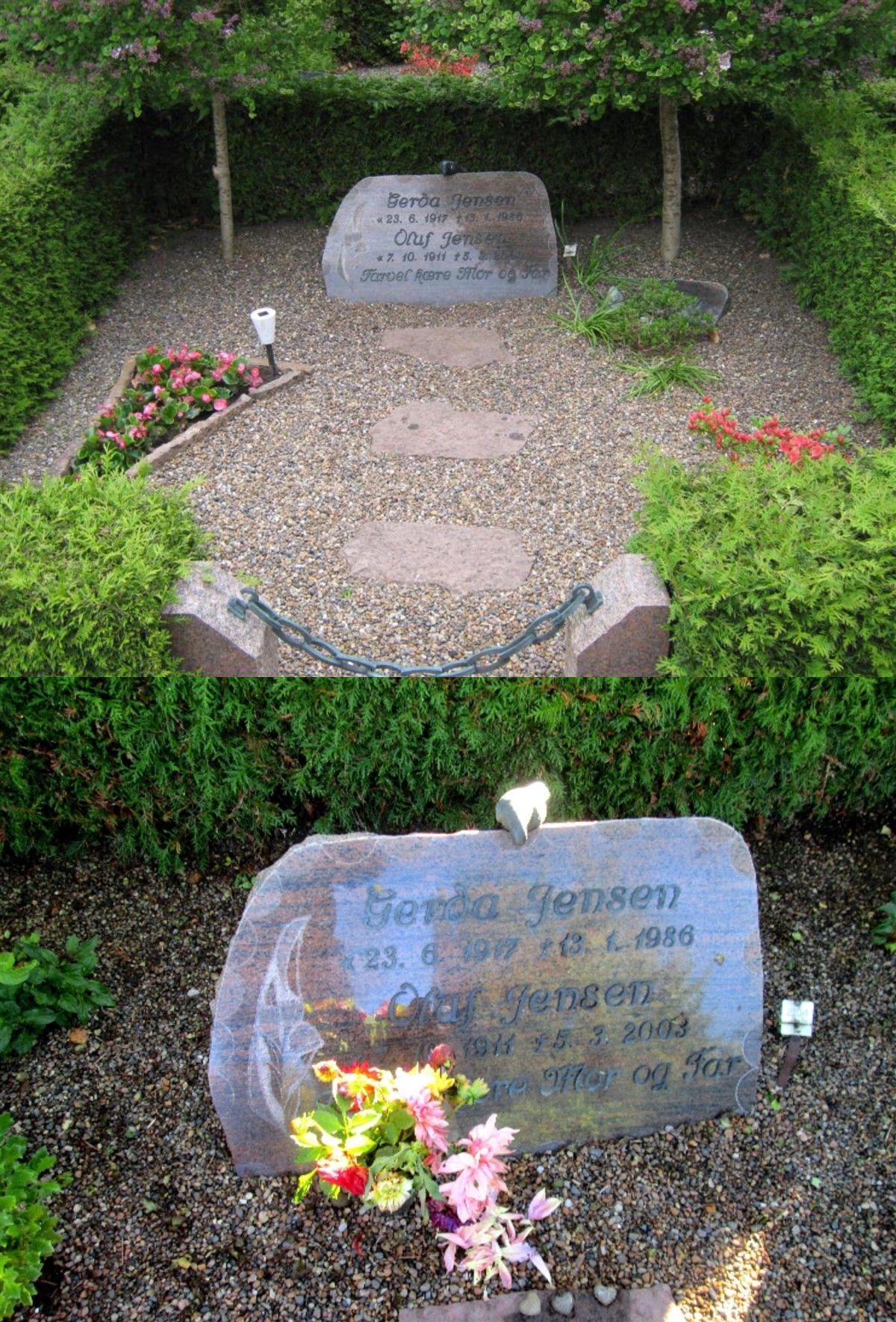 Kristen Oluf Jensen, 1911 - 2003 og Gerda Karoline Andersen, 1917 - 1986