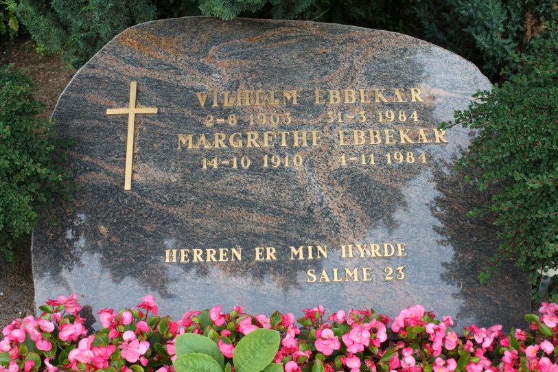 Vilhelm Ebbekaer og Margrethe Buur Knudsen.