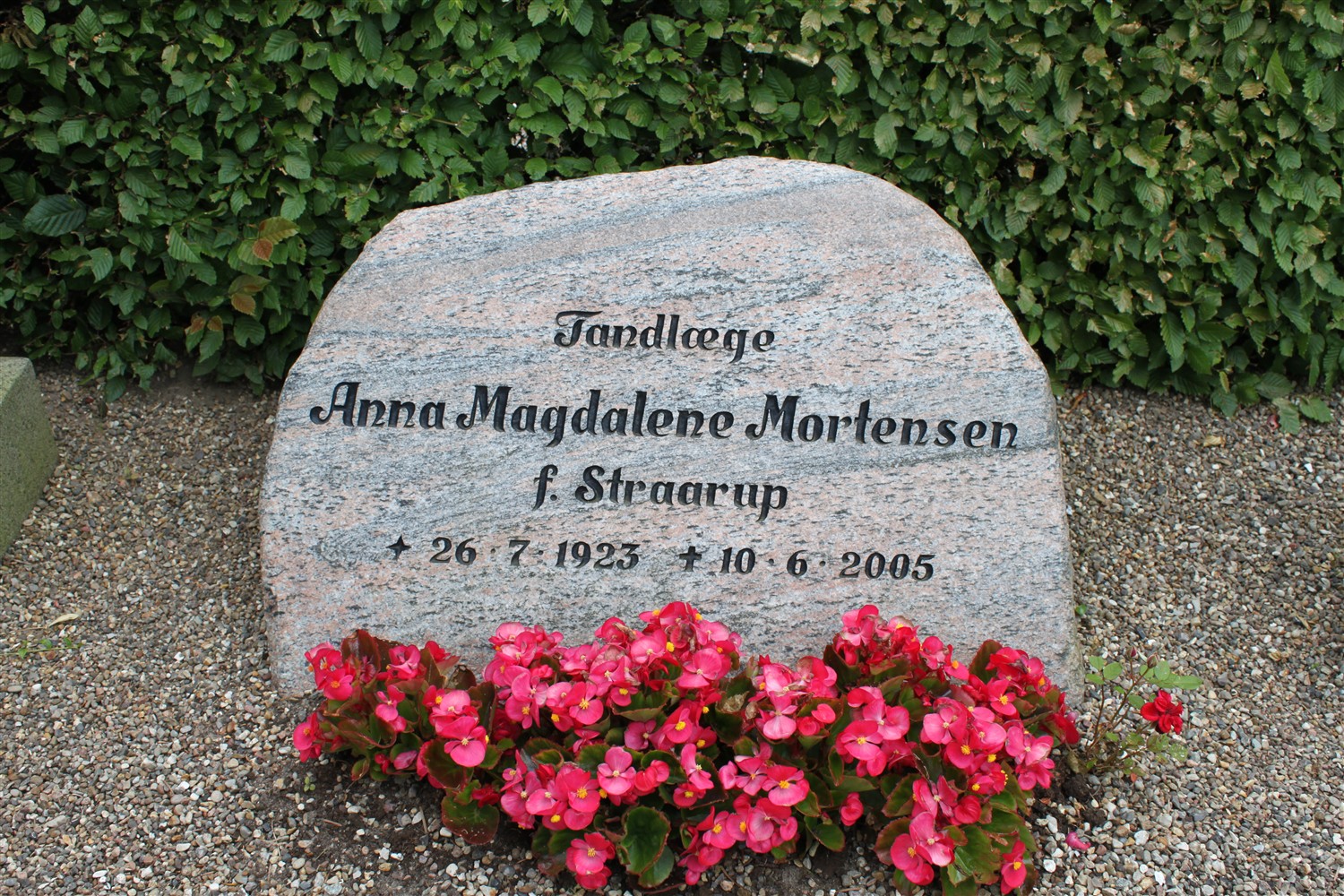 Anna Magdalene Straarup 1923-2005.