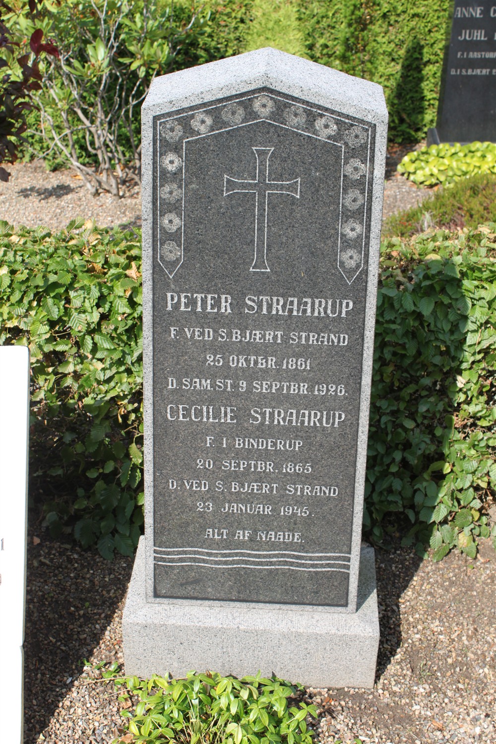 Hans Peter Straarup 1861-1926 og Cecilie Kirstine Goldbek 1865-1945.