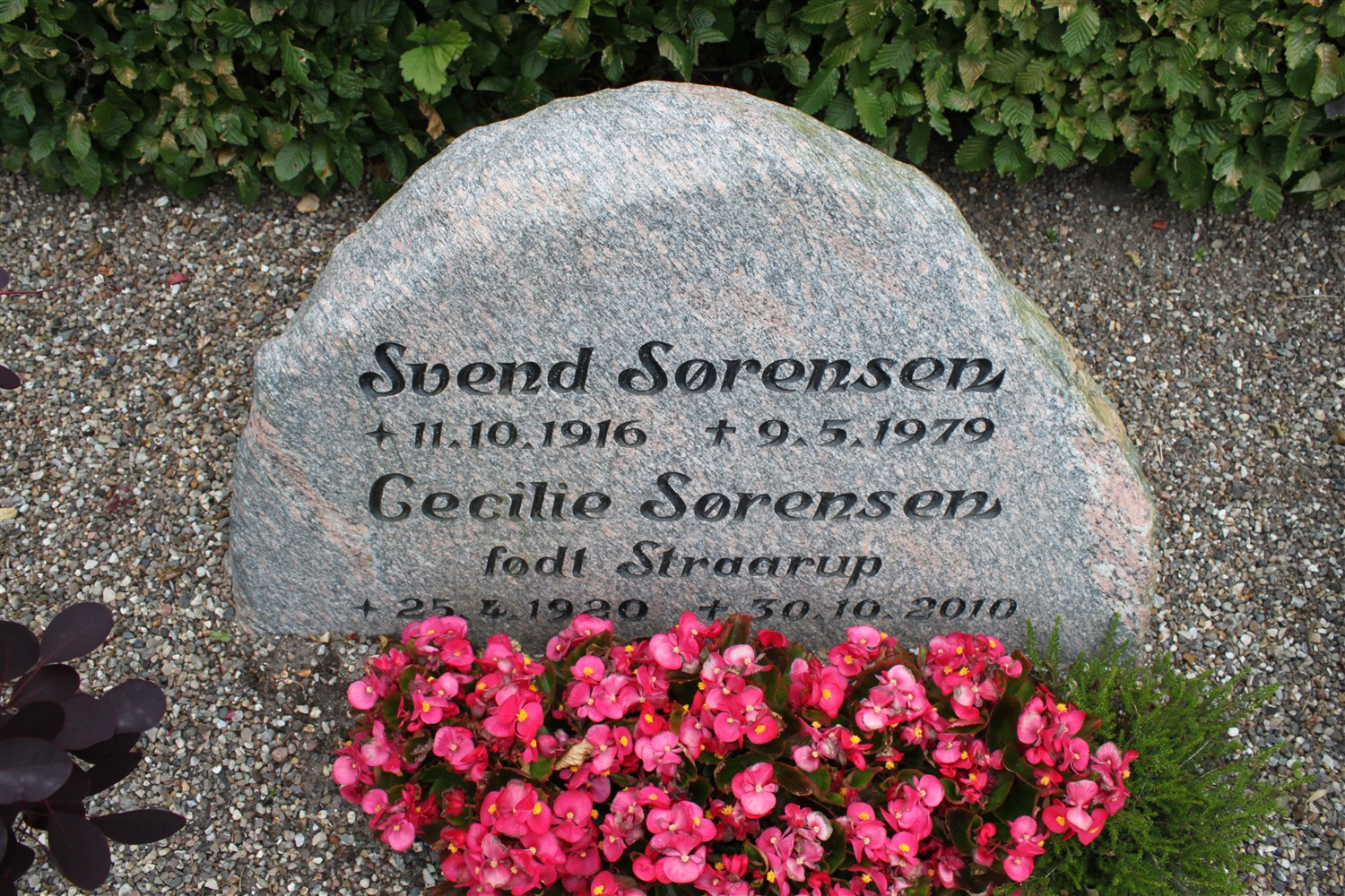 Svend Sørensen 1916-1979 og Cecilie Straarup 1920-2010.