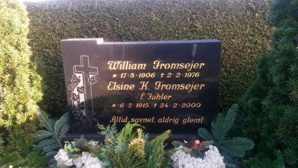 William Fromsejer 1906-1976 og Elsine K. Juhler 1915-2000.