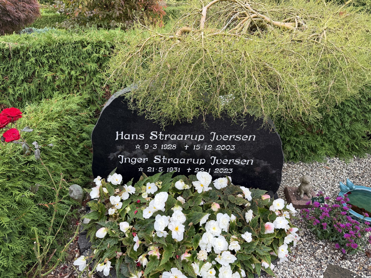 Hans Straarup Iversen 1928-2003 og Inger 1931-2023.