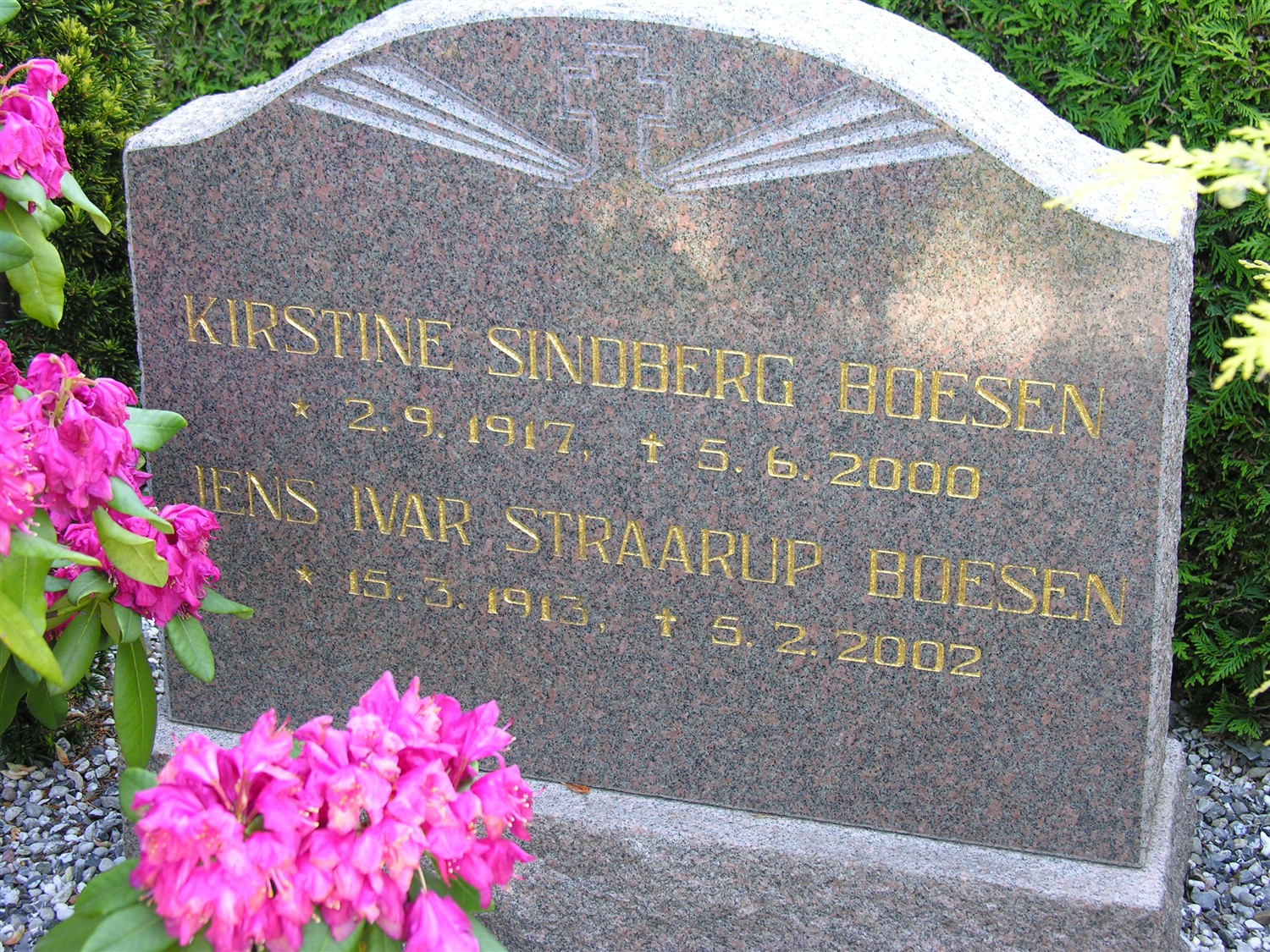Jens Ivar Straarup Boesen 1913-2002 og Kirstine Sindberg 1917-2000.