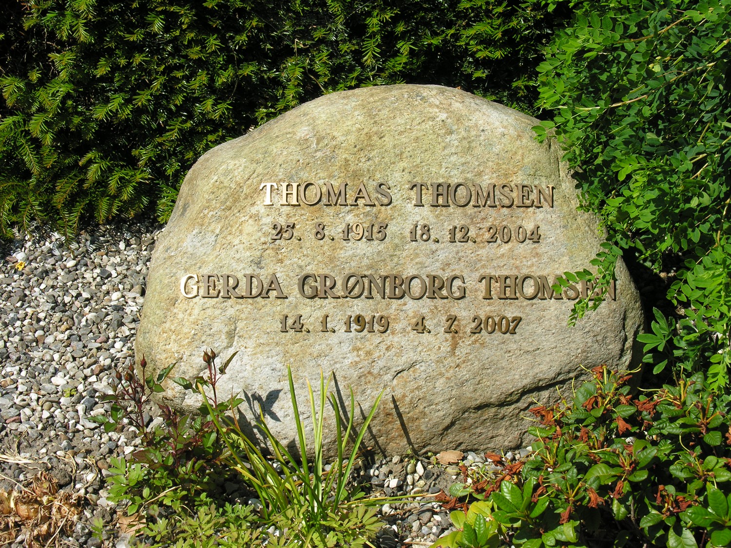Thomas Thomsen 1915-2004 og Gerda Grønborg Lunden 1919-2007.
