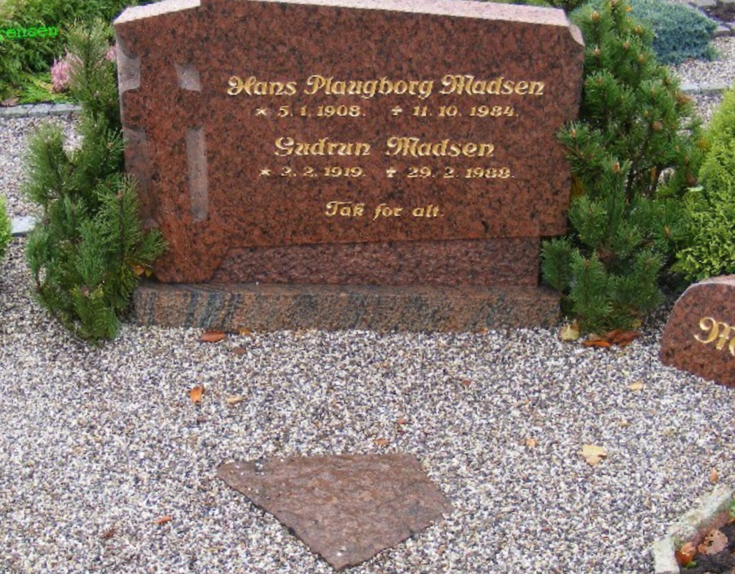 Hans Plaugborg Madsen og Gudrun Poulsen.