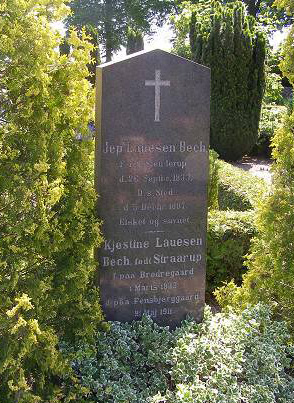 Jep Lauesen Bech 1833-1887 og Kjerstine Olufsen Straarup 1833-1911