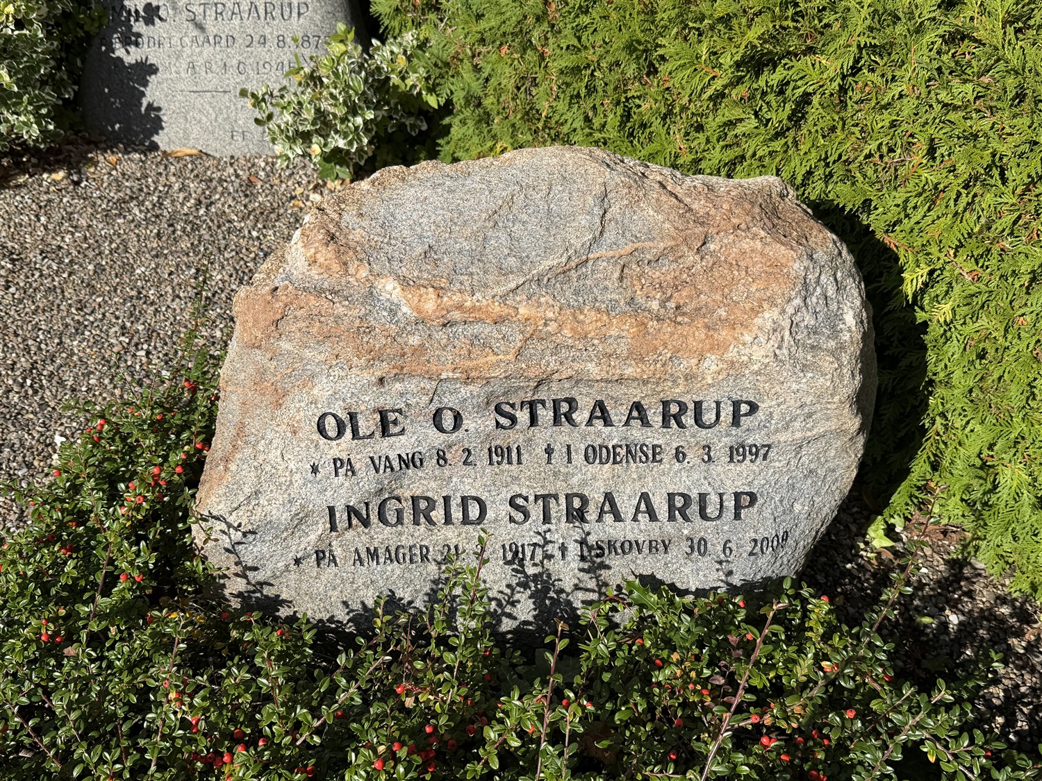Ole Olesen Straarup 1911-1997 og Ingrid Vilhelmine Kristine Jørgensen 1917-2009.