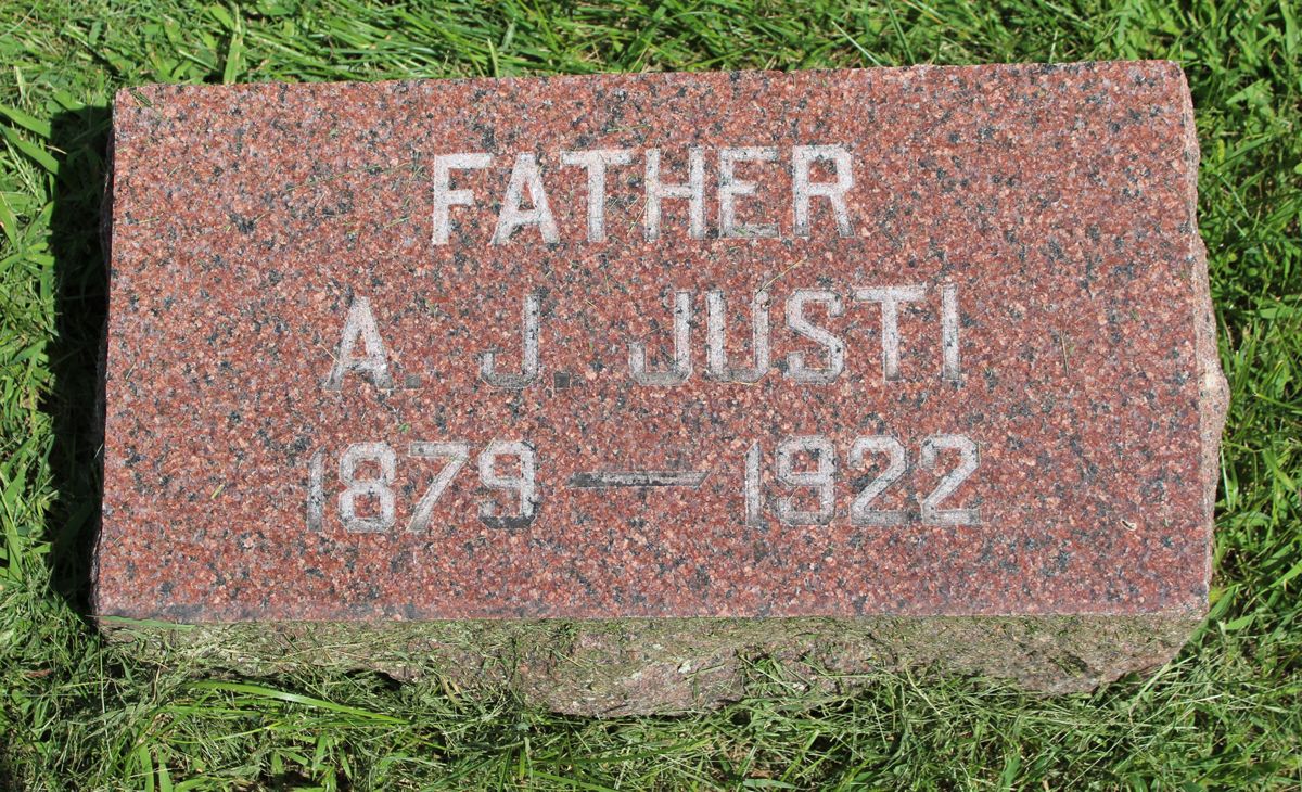 Andreas Jens Justi 1879-1922.