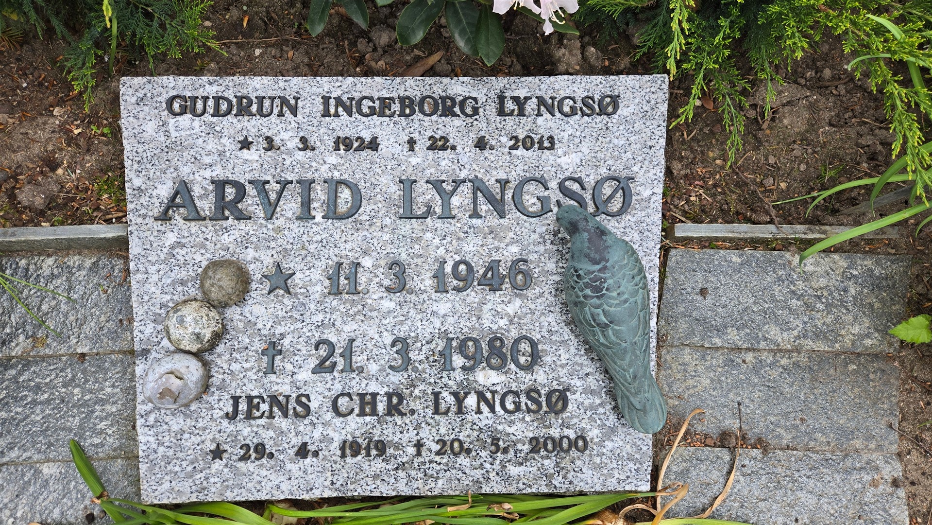 Jens Chr. Lyngsø & Gudrun Ingeborg Kristensen - Arvid Lyngsø.