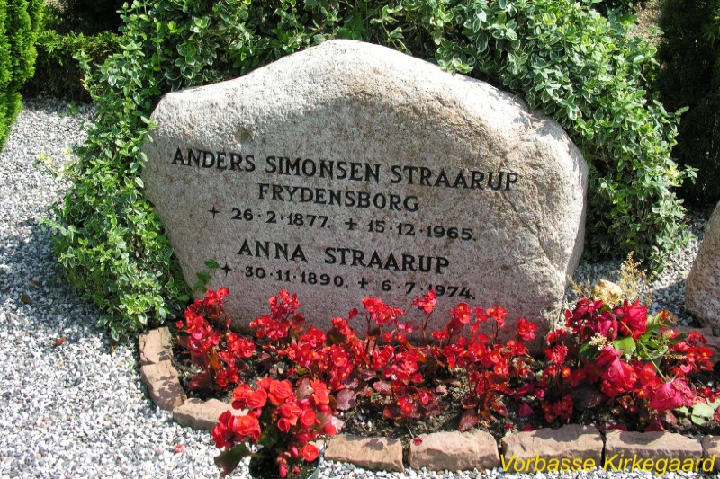 Anna Nielsen 1890-1974 og Anders Simonsen Straarup 1877-1965