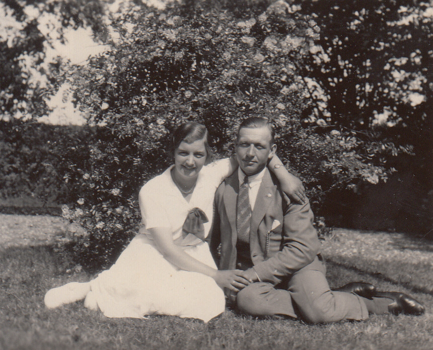 Ane Margrethe Buur Knudsen og Vilhelm Malling Pedersen, 1934.