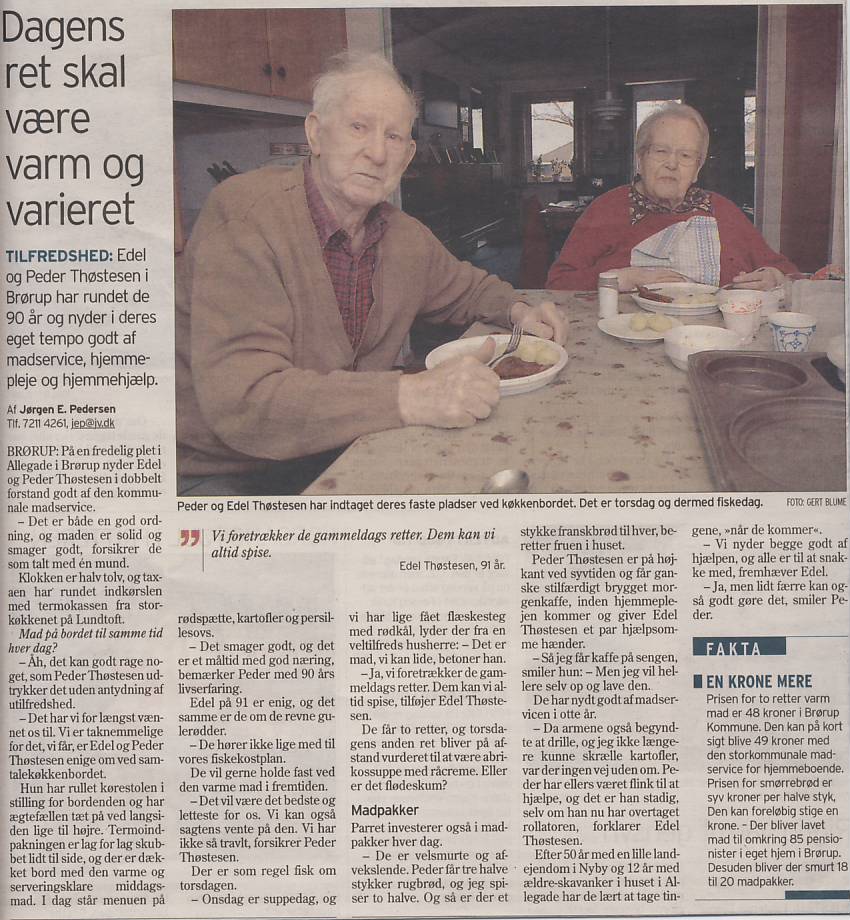 Edel Sofie Nielsen og Peter Lambert Thøstesen.
