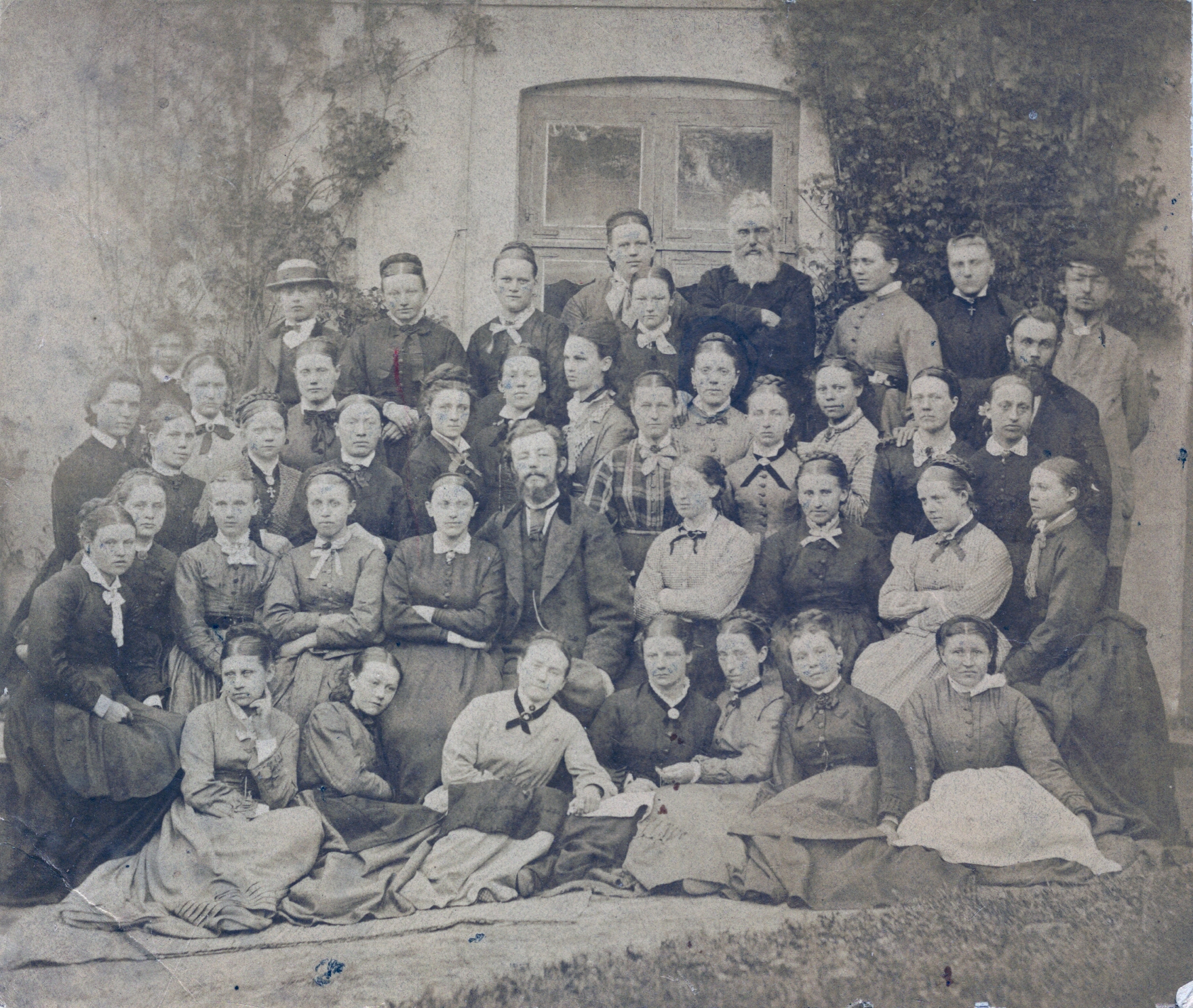 Cecilie på Rødding Højskole 1876.
