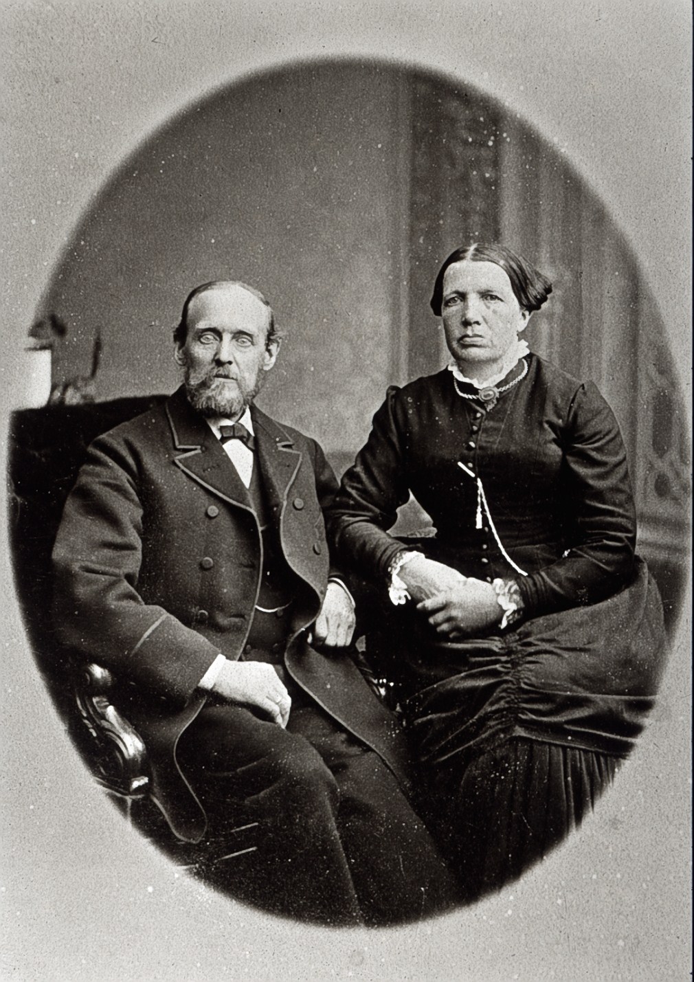 Jens R. Pedersen og Maren Simonsen på Andst Skole.