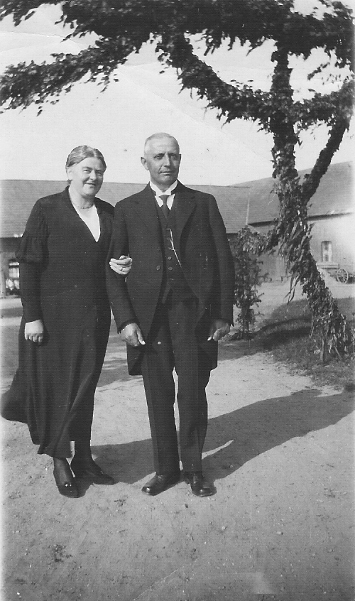 Martha Kirstine Hansen og Iver Hansen Straarup.